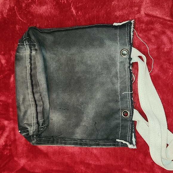 San Francisco SF Giants Shoulder Tote Bag Distressed Tie Dye Black Grey Orange - Picture 5 of 7